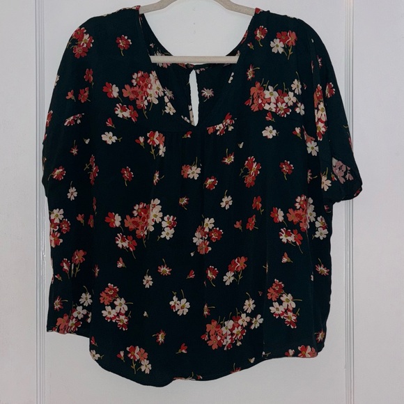 Madewell Rhyme Top in Spruce Blooms - Picture 2 of 8